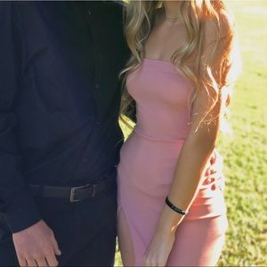 light pink bodycon dress